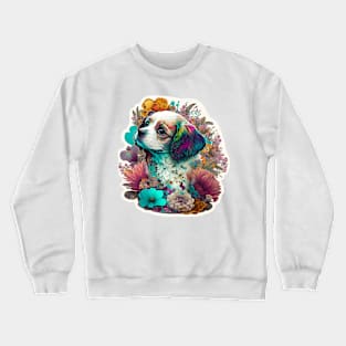 The T-SHIRT WITH PUPPY FROM FLOWERS That Wins Customers Crewneck Sweatshirt